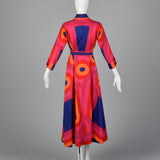 1970s Art Tent Dress with Belt