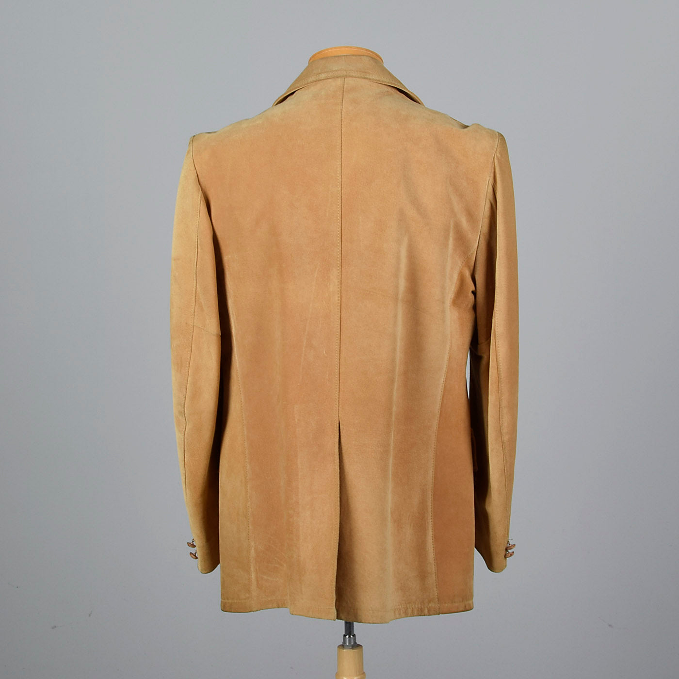 1970s Mens Brown Suede Blazer