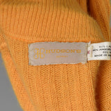 Medium 1970s 2pc Set Cozy Ribbed Knit Pants Angora Sweater Dress Autumn