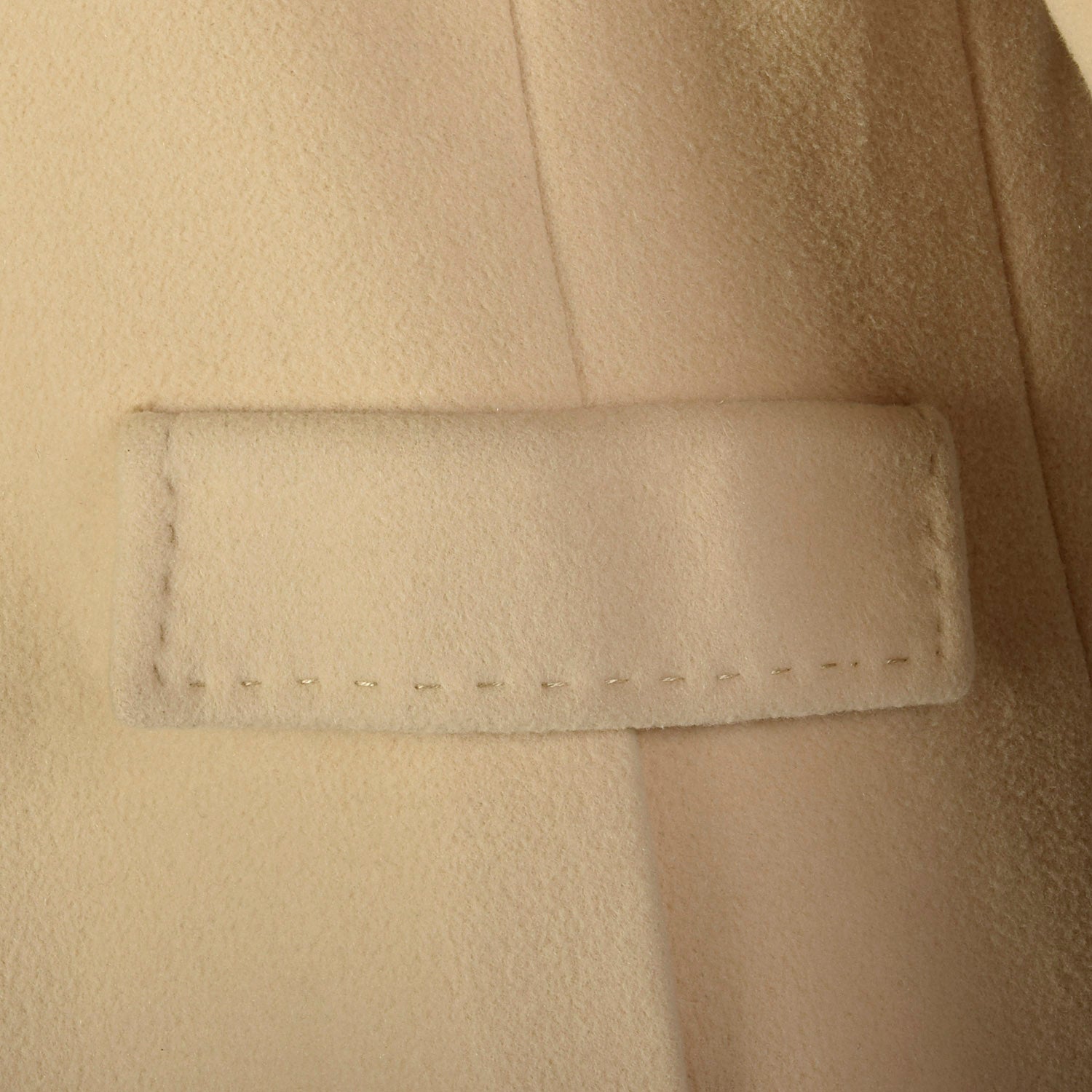 Large 1960s Cream Cashmere Coat