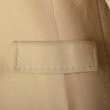 Large 1960s Cream Cashmere Coat