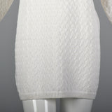 1980s Deadstock White Cable Knit Sweater