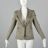 2000s Dries Van Noten Black and White Jacket