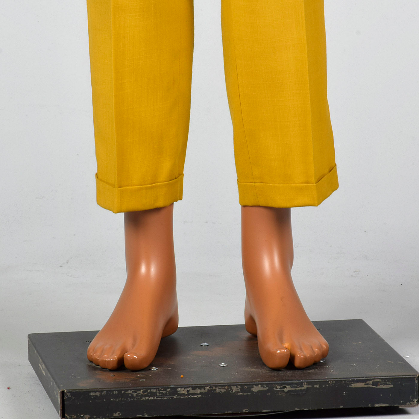 1950s Yellow Gold Golf Pants