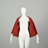 Small 1960s Bohemian Suede Leather Jacket Split Hide Hippie Shirt Boho Festival Renaissance Ware