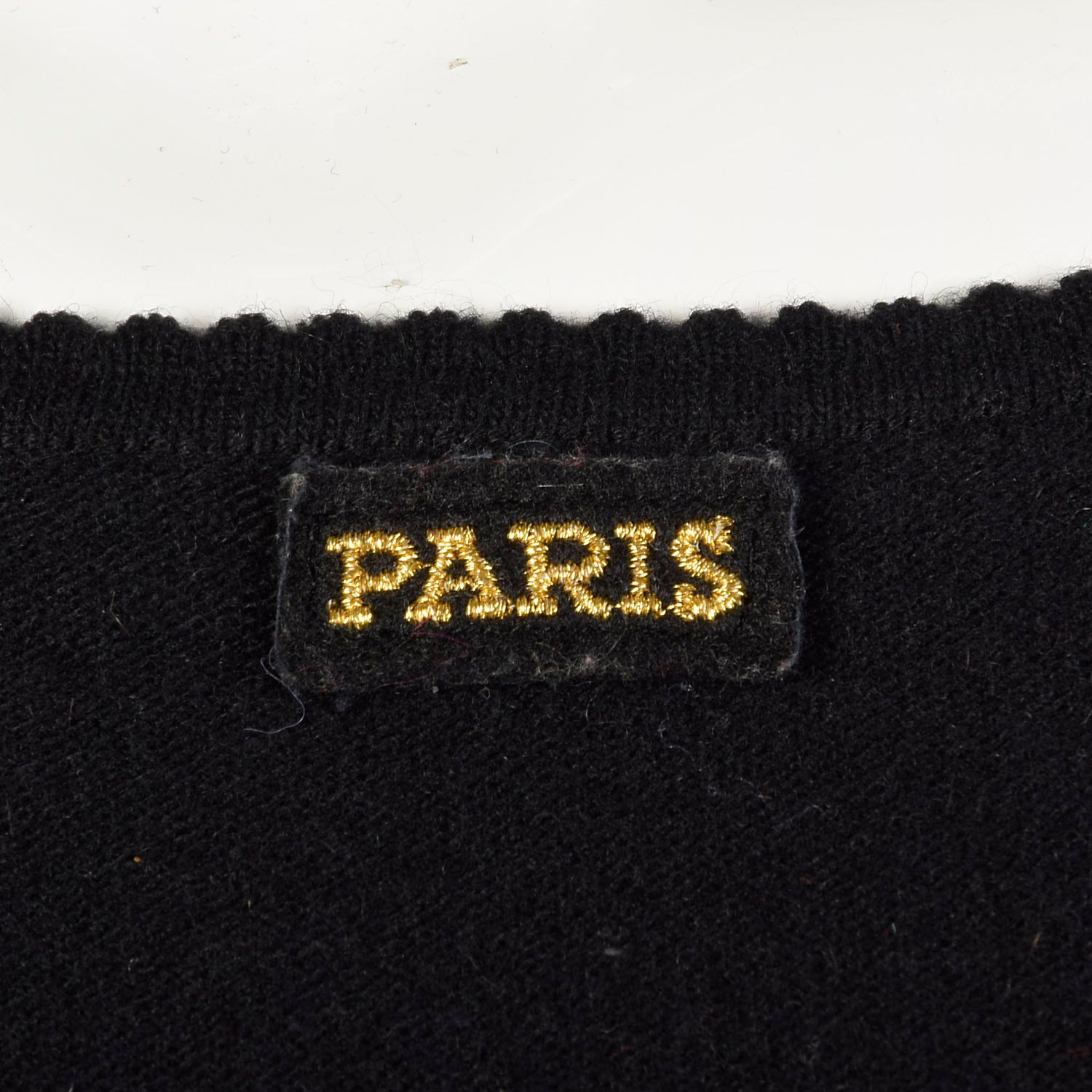 Large Sonia Rykiel 1980s Classic Black Sweater