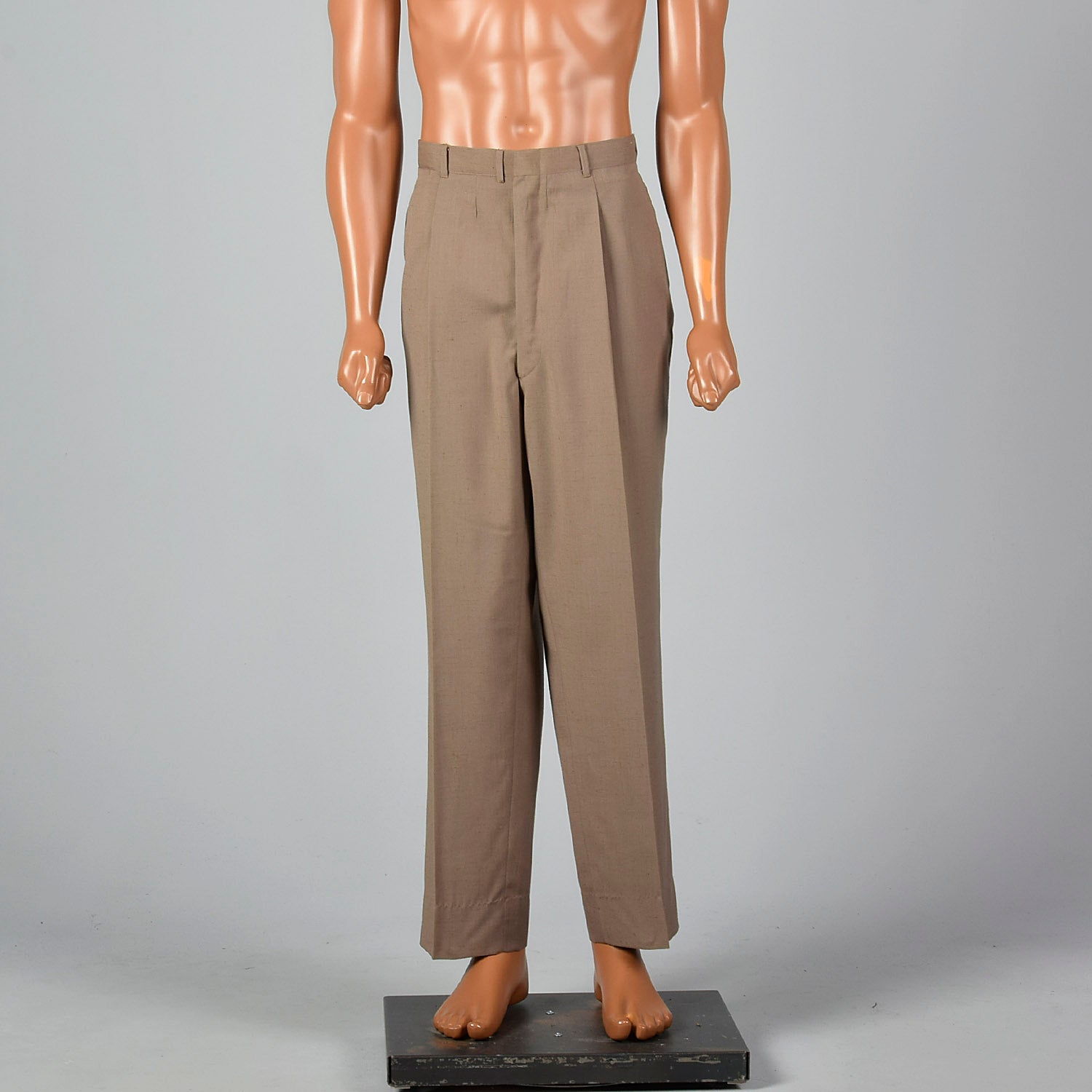 Large 1960s Palm Beach Brown Pants