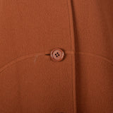 1980s Oscar de la Renta Brown Oversized Coat