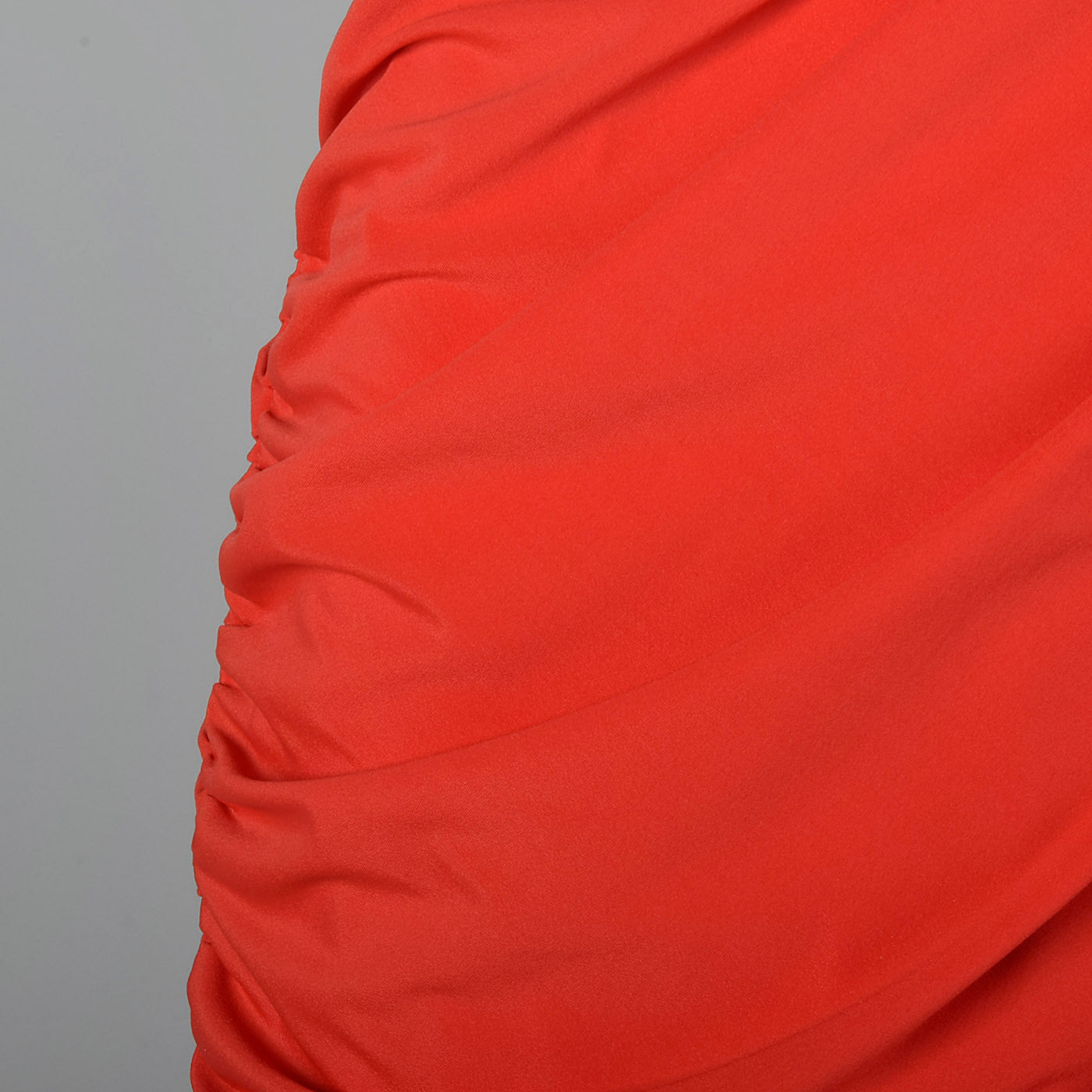 1980s Saks Fifth Avenue Red Bias Cut Dress