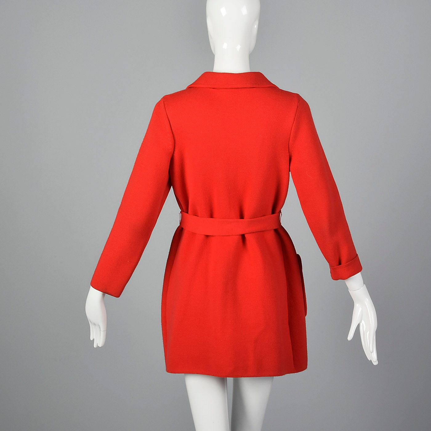 1960s Red Knit Coat