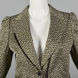2000s Dries Van Noten Black and White Jacket