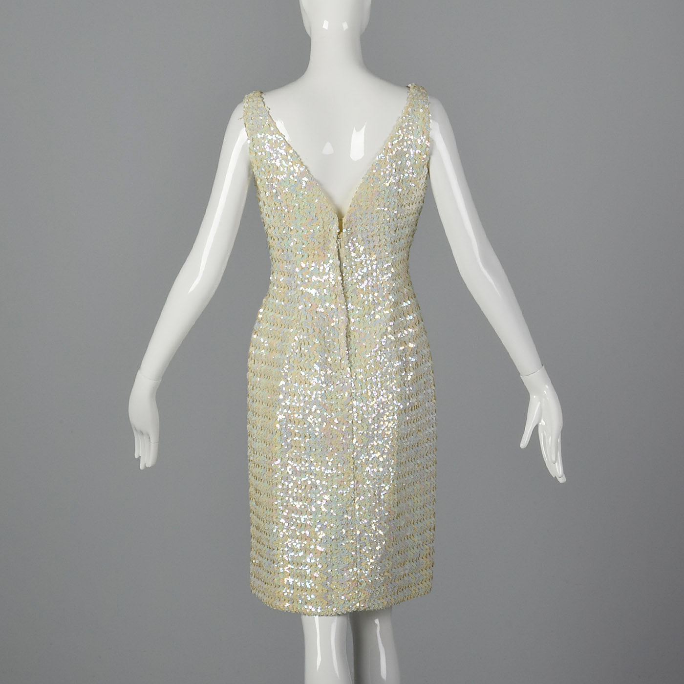 1950s Fredericks of Hollywood Iridescent Sequin Dress
