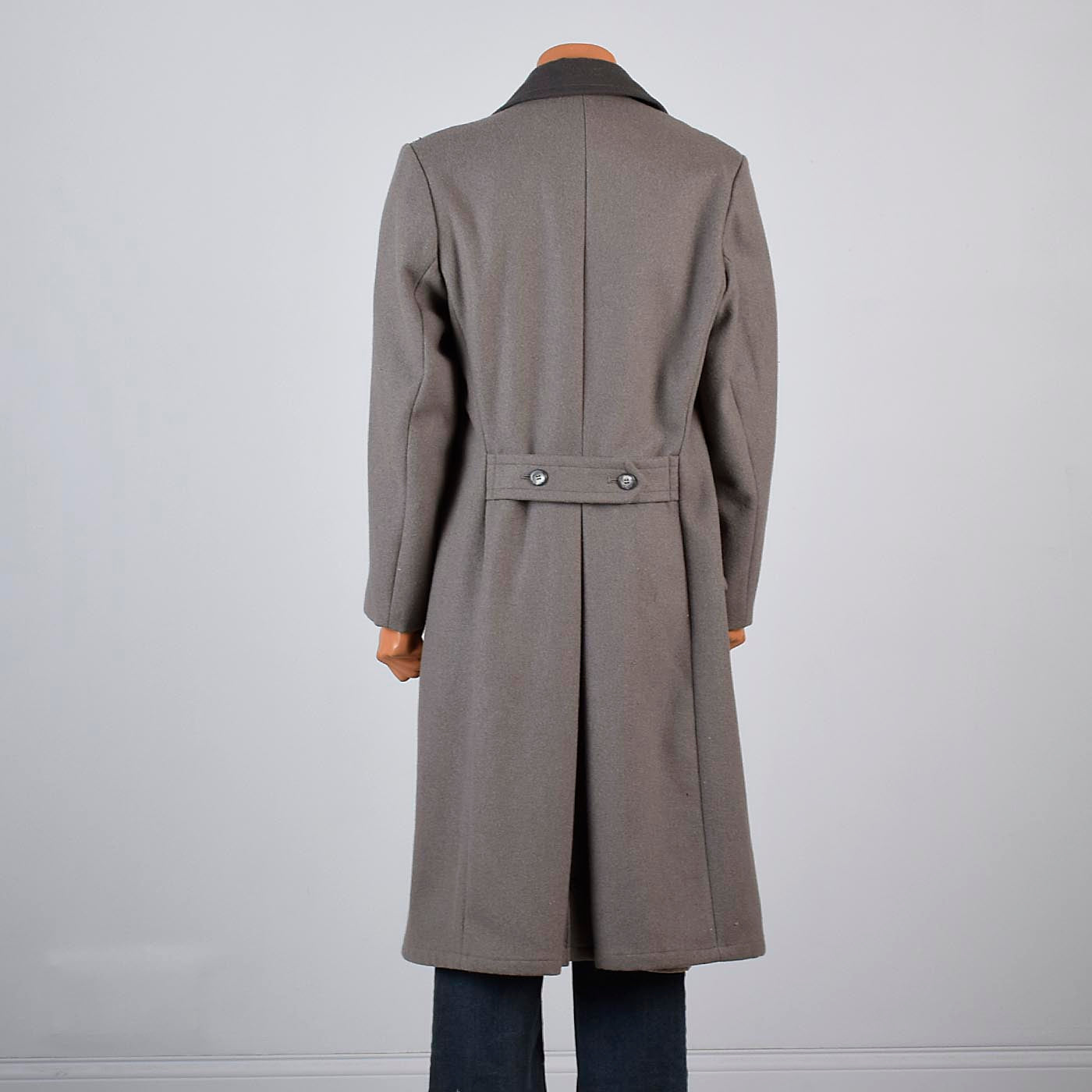 1970s Mens Two Tone Military Style Coat