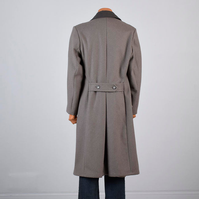 1970s Mens Two Tone Military Style Coat