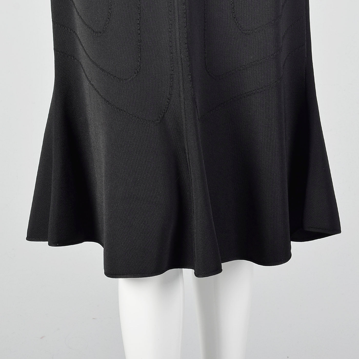 2010s Giorgio Armani Black Knit Dress
