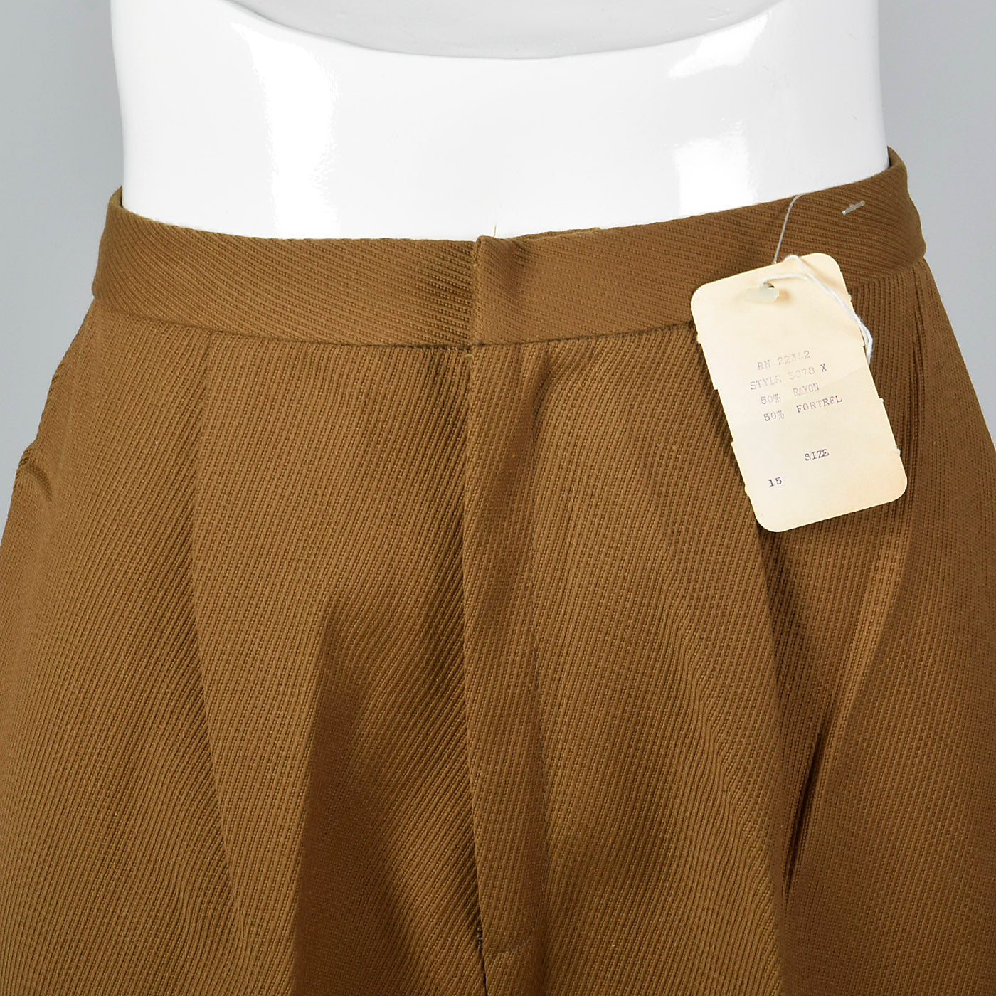 1960s Brown Twill Pants