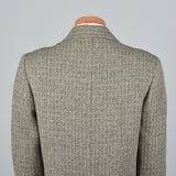 1950s Mens Tweed Overcoat