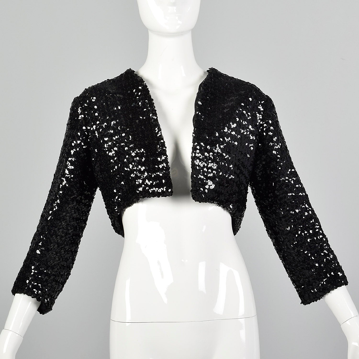 XS 1960s Sequin Bolero Jacket