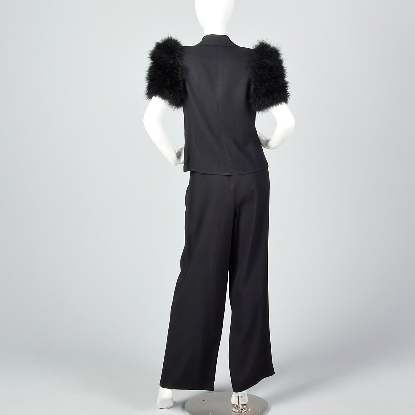 Spring/Summer 1995 Sonia Rykiel Marabou Feather Suit