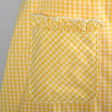 1960s Yellow Seersucker Wrap Skirt