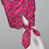 1960s Matthews Hot Pink Skirt Suit