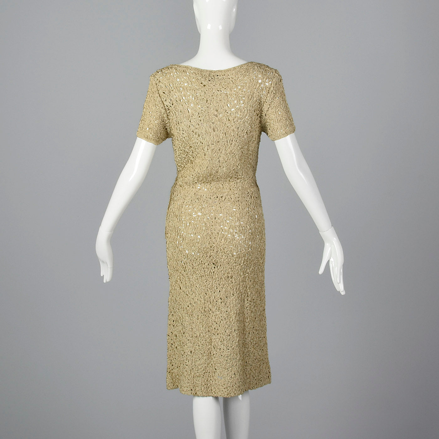 1960s Sheer Summer Ribbon Dress