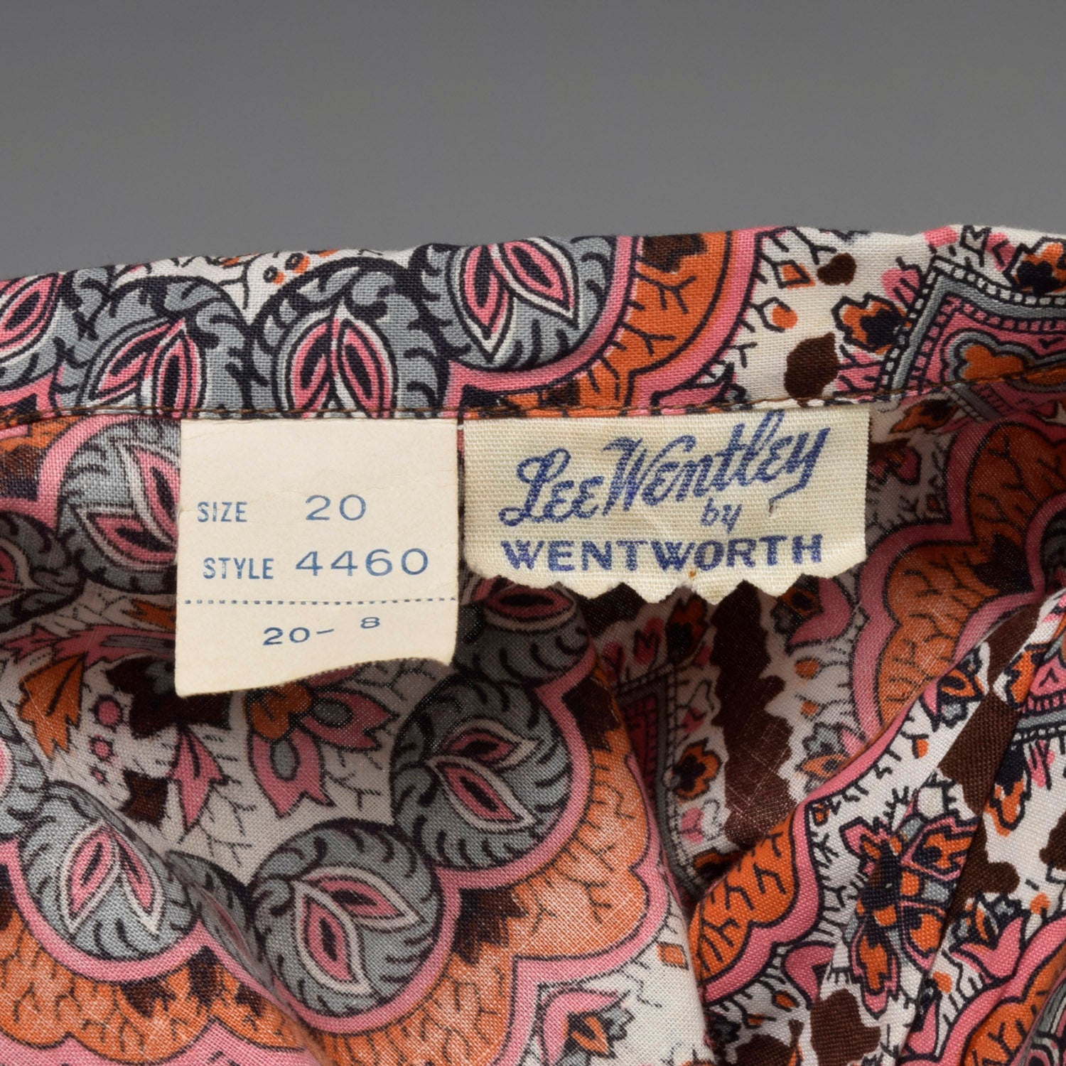 XL 1950s Day Dress Cotton Short Sleeve Volup Bohemian Print Casual Summer Shirtwaist