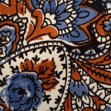 1940s Paisley Print Dress in Jersey Knit
