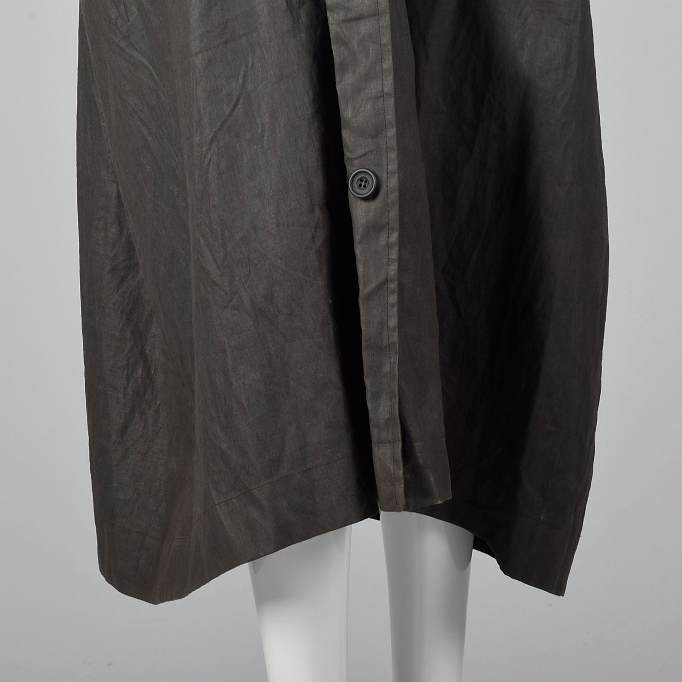 2000s Eskandar Gray Duster Coat