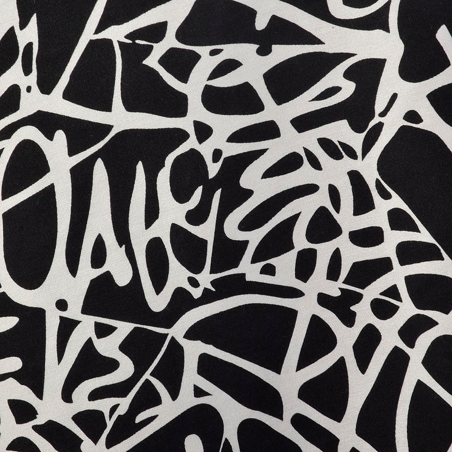 Medium Diane Von Furstenberg Wrap Dress Tie Waist Black Abstract Print