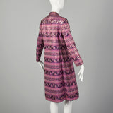 Medium 1960s Adele Simpson Metallic Brocade Coat