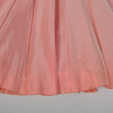 1950s Pink Taffeta Party Dress