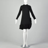 XS Roger Milot for Fred Perlberg 1960s Black Dress