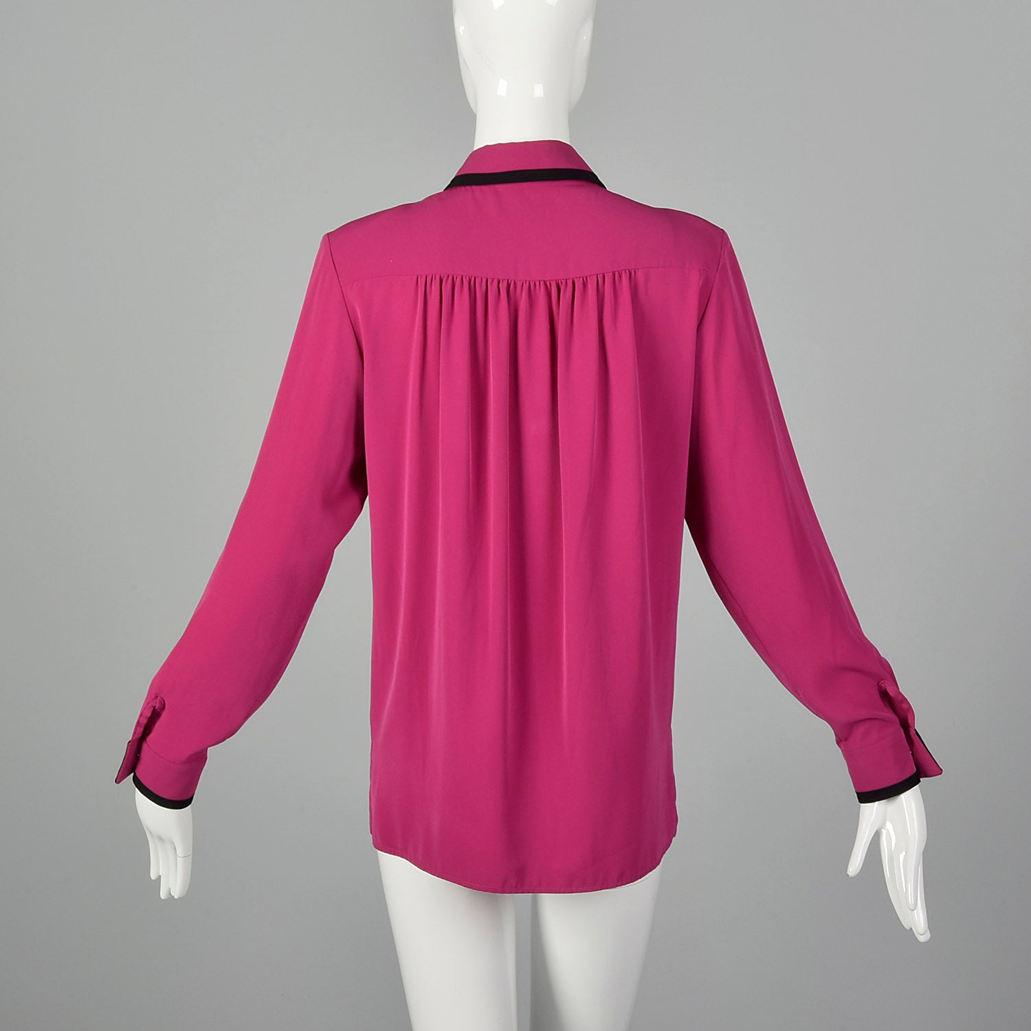 Small 1980s Magenta Jaeger Blouse