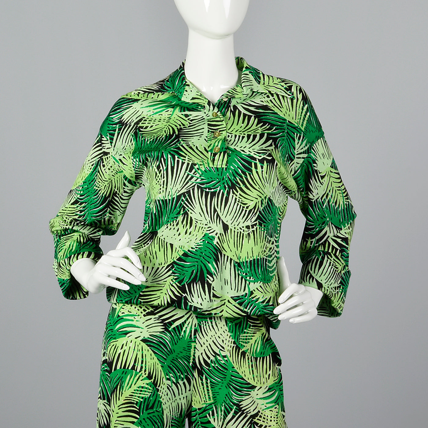 1970s Bonwit Teller Jungle Pant Suit Set