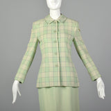 Small Oscar de la Renta 1980s Skirt Suit