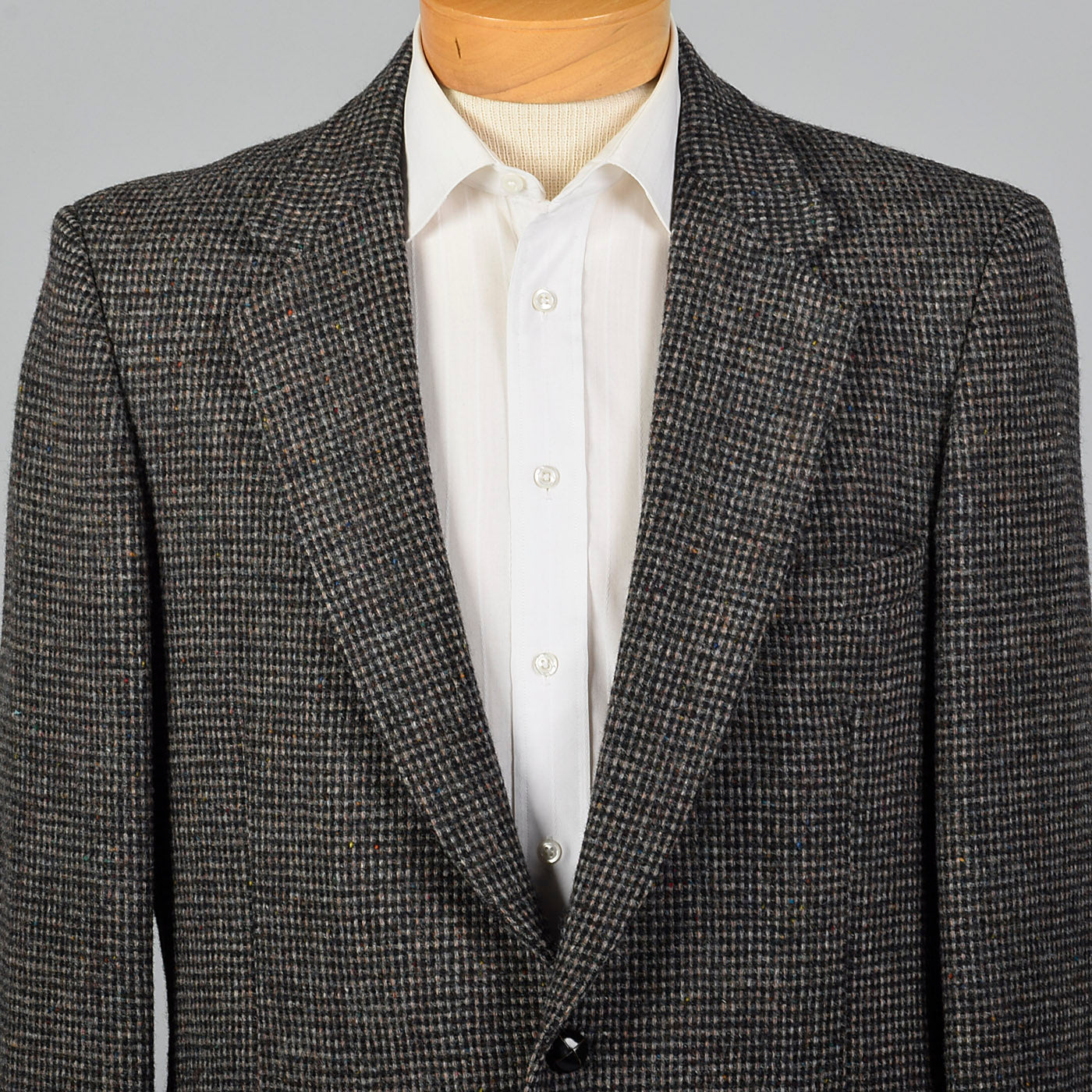 1970s Harris Tweed Gray Jacket