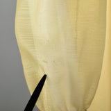 1970s Alfred Shaheen Yellow Maxi Dress