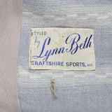 1950s Blue and White Stripe Fitted Blazer