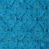 1960s Aqua Blue Ribbon Dress