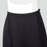 1990s Giorgio Armani Black Maxi Skirt with Mermaid Hem