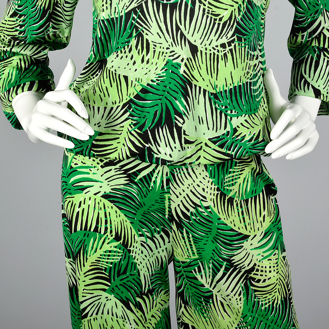 1970s Bonwit Teller Jungle Pant Suit Set