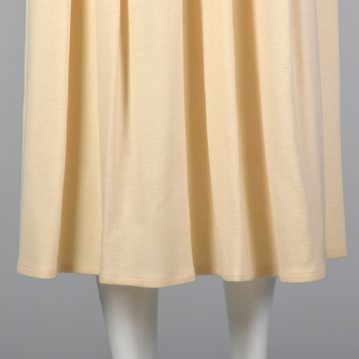 1990s Sonia Rykiel Cream Wool Knit Skirt