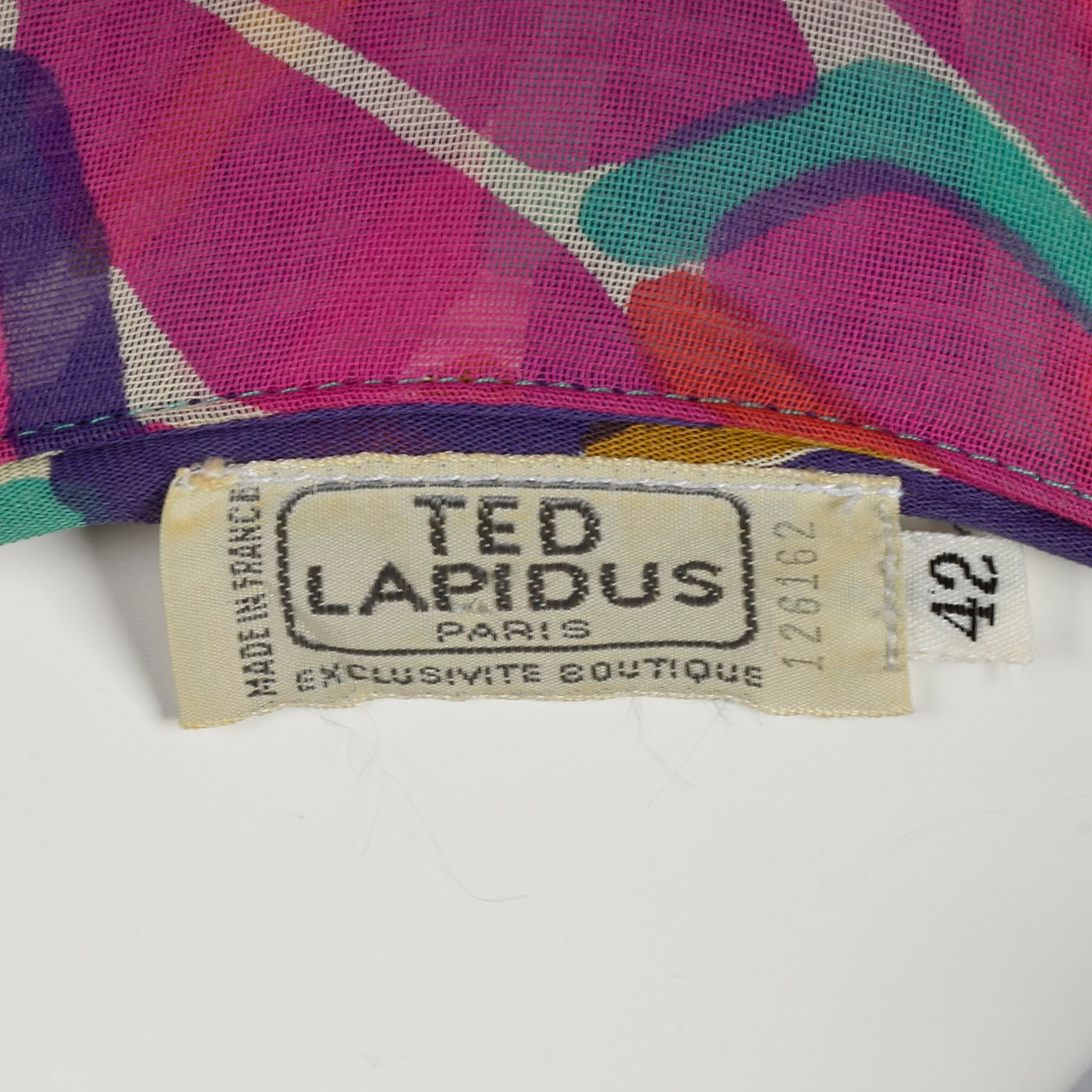 XL Ted Lapidus Boutique Sheer Floral Dress