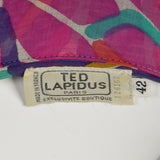 XL Ted Lapidus Boutique Sheer Floral Dress