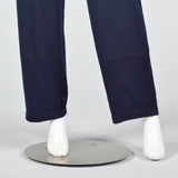 1980s St. John Blue Knit Jumpsuit