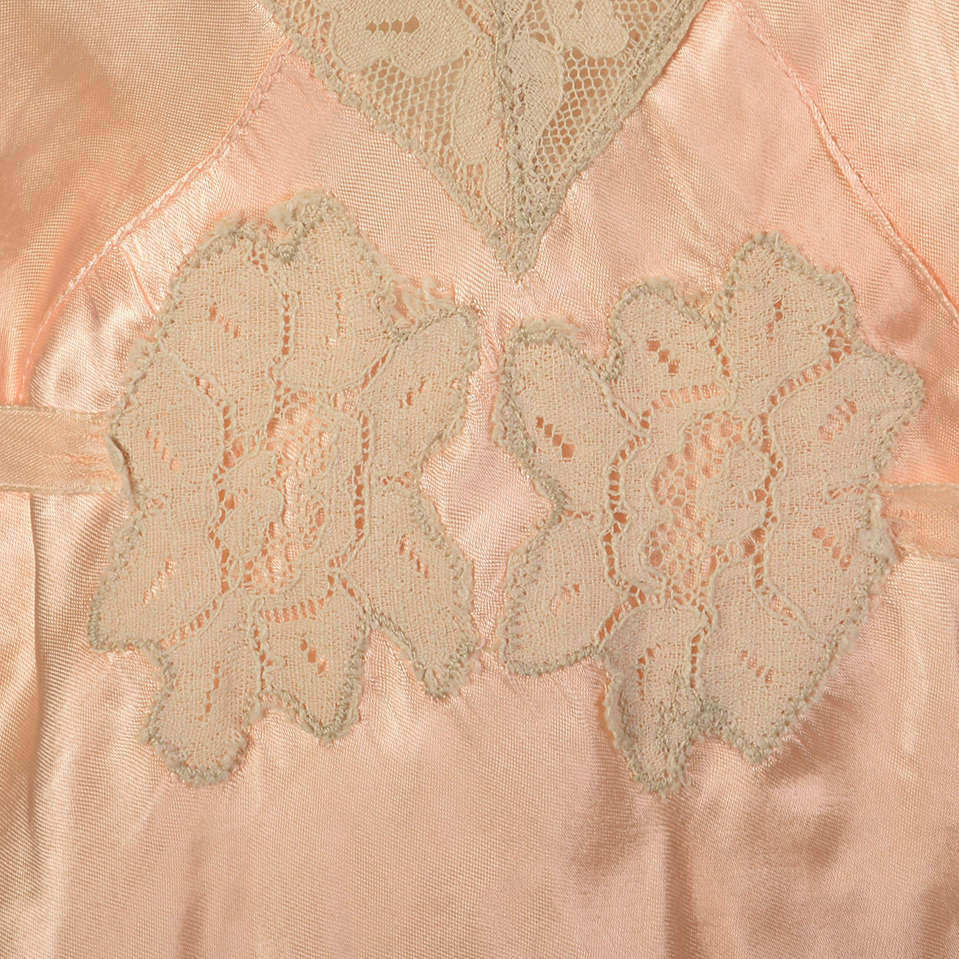1930s Pink Slip with Wide Lace Trim
