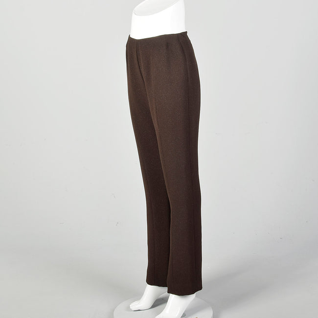 Small Juliana Collezione Brown Bootcut Pants