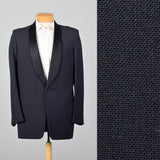 1950s Navy Shawl Collar Jacket