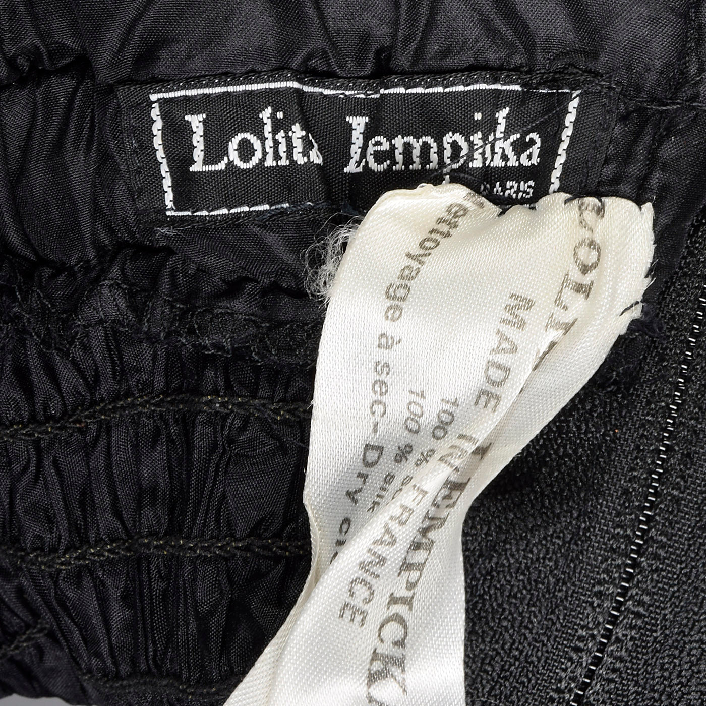1990s Lolita Lempika Off Shoulder Smocked Crop Top